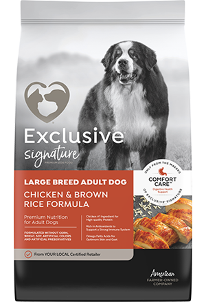 Exclusive Chicken & Brown Rice Large Breed Adult Dog Food