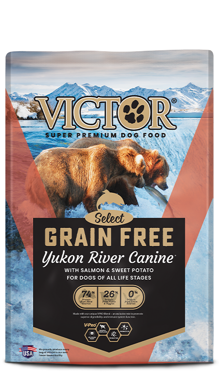 Victor Select Yukon River Canine Grain Free 30# Bag