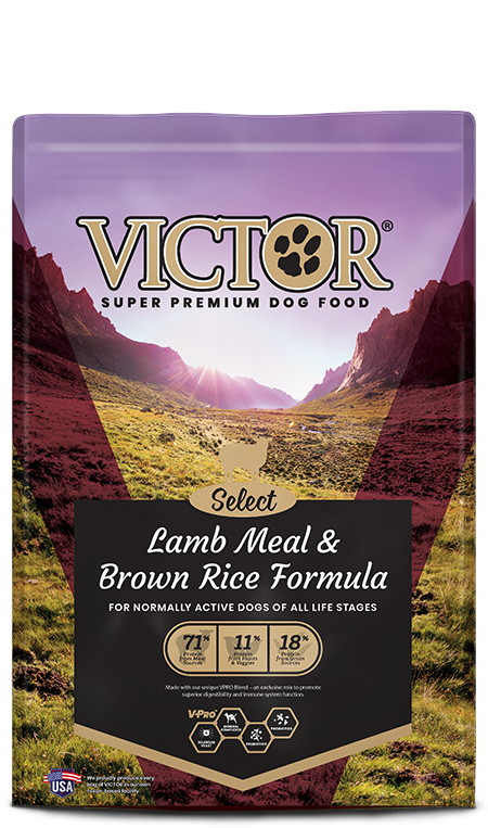 Victor Select Lamb Meal & Brown Rice Formula 40# Bag