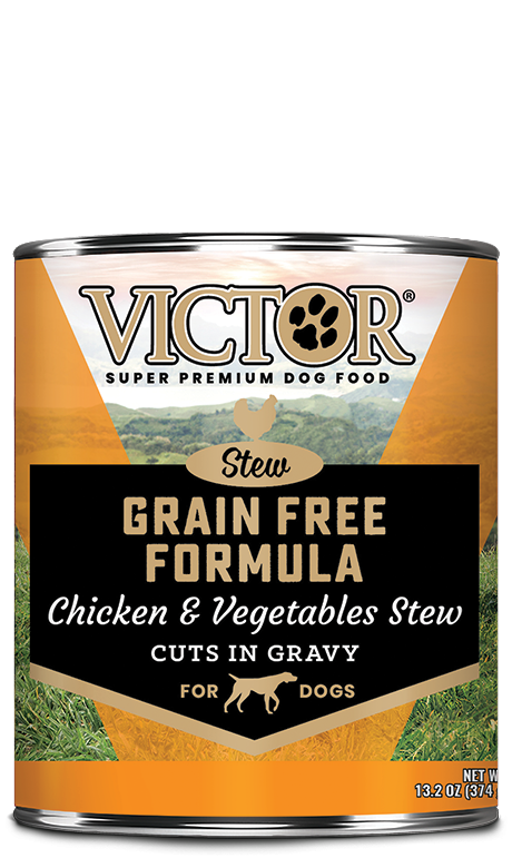 Victor Canned Dog Food Chicken and Vegetables Grain Free