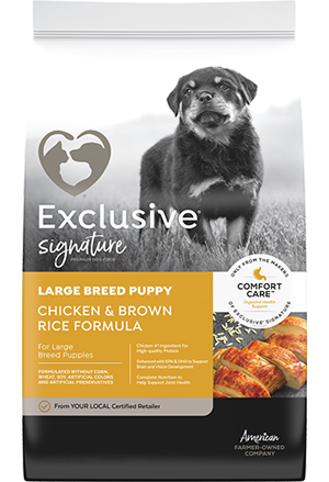 Exclusive Chicken & Rice Large Breed Puppy