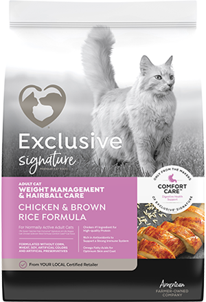 Exclusive Weigh Management & Hairball Cat Food