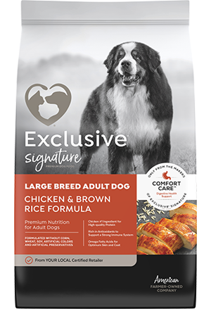 Exclusive Chicken & Brown Rice Large Breed  Adult Dog Food